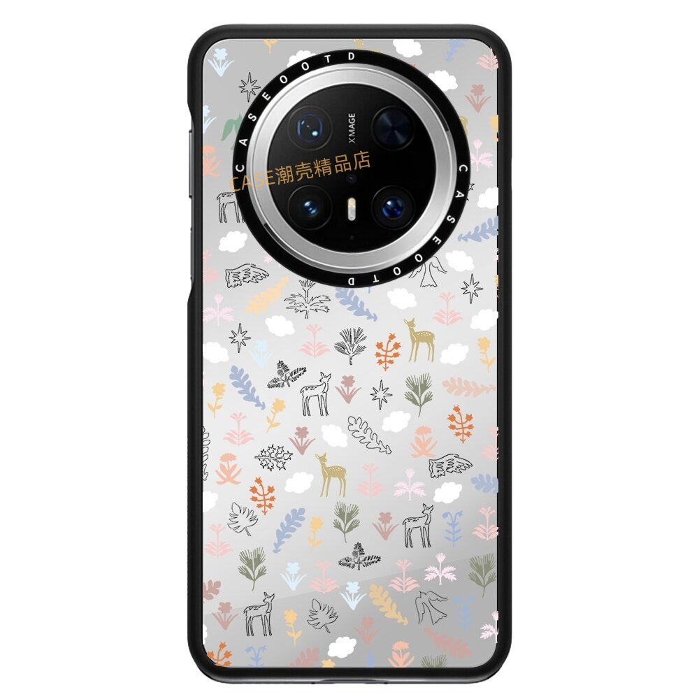 CASE欧阳娜娜同款小鹿森林秘境适用于华为mate70/70pro/60Pro+手机壳防摔保护壳磁吸保护套卡通网红