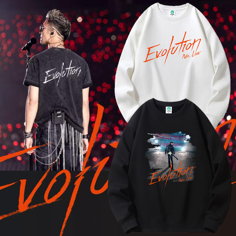 2025谢霆锋演唱会长袖卫衣秋冬季男女粉丝应援服圆领宽松加厚上衣