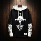 海贼王动漫周边卫衣青少年学生男二次元 潮春秋季 外套路飞索隆衣服