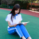 班服两件套 上衣学院风高中生运动会毕业季 中学生校服套装 蓝白短袖