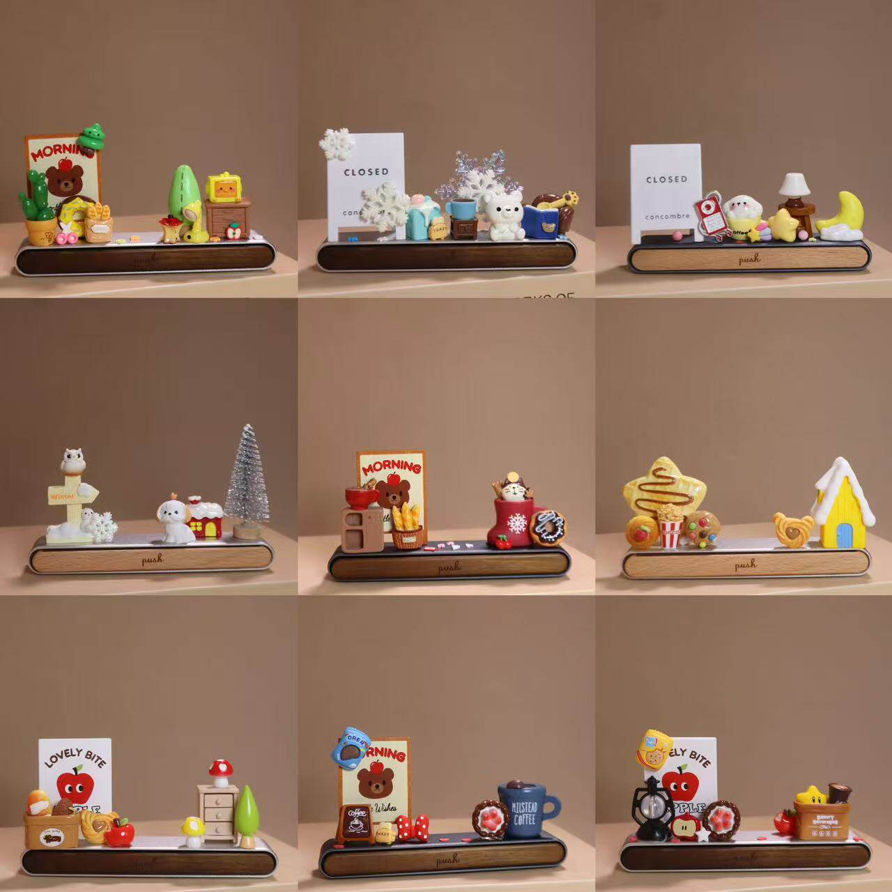 临时停车牌diy配件底座材料包车载摆件盲盒玩偶挪车牌奶油胶礼物