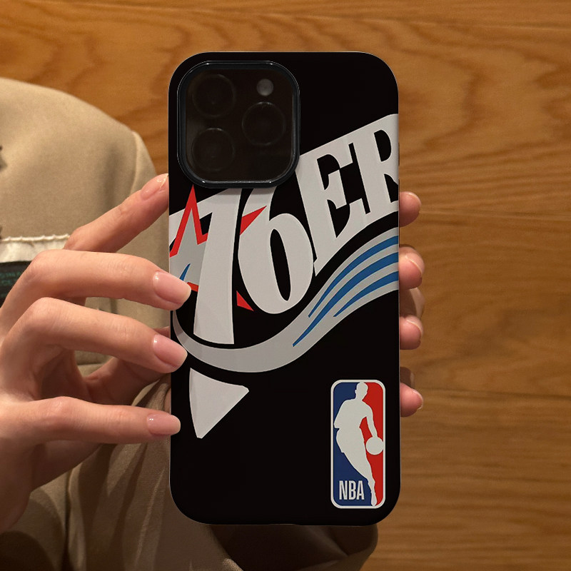 篮球NBA76人队 适用苹果华为iPhone16ProMax手机保护外壳17 15Plus创意14新款13磨砂12情侣11防摔Pura70男女