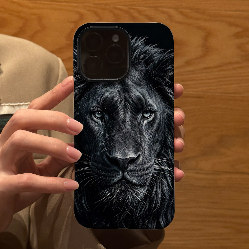霸气猛暗黑狮子王 适用苹果华为iPhone18ProMax手机保护外壳17 16Pro新款15 14磨砂13情侣12防摔Pura90男女