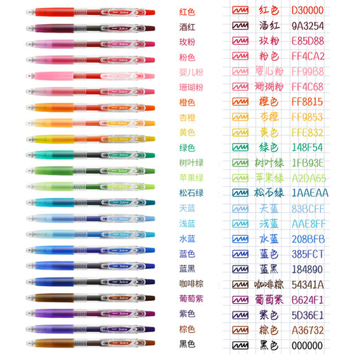 日本Pilot百乐juice果汁笔