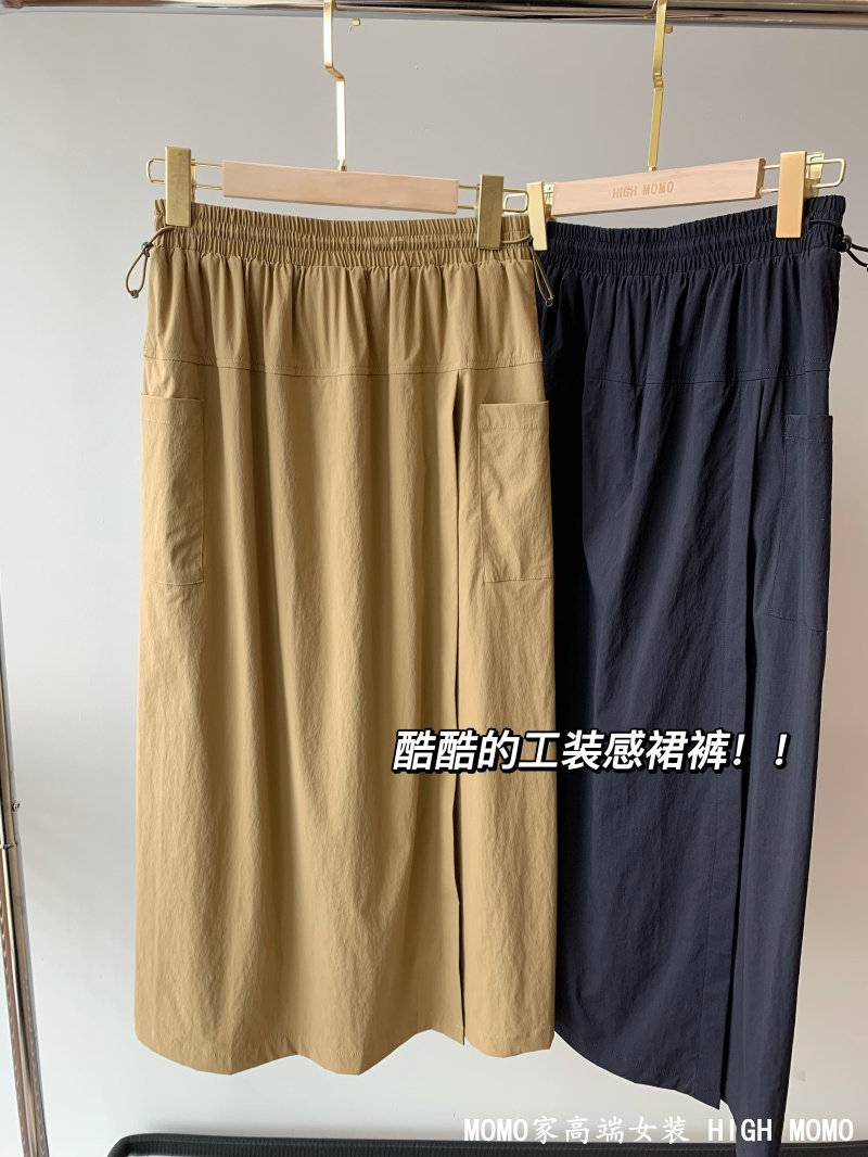 三防面料伞裙工装半裙女夏季新款