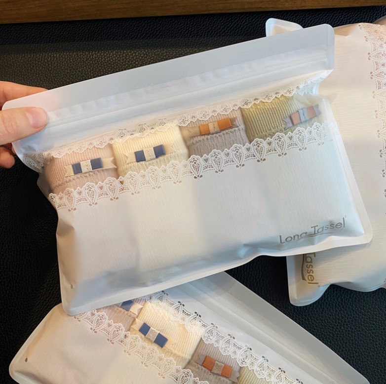 无缝女士3A抑菌内裤4条装