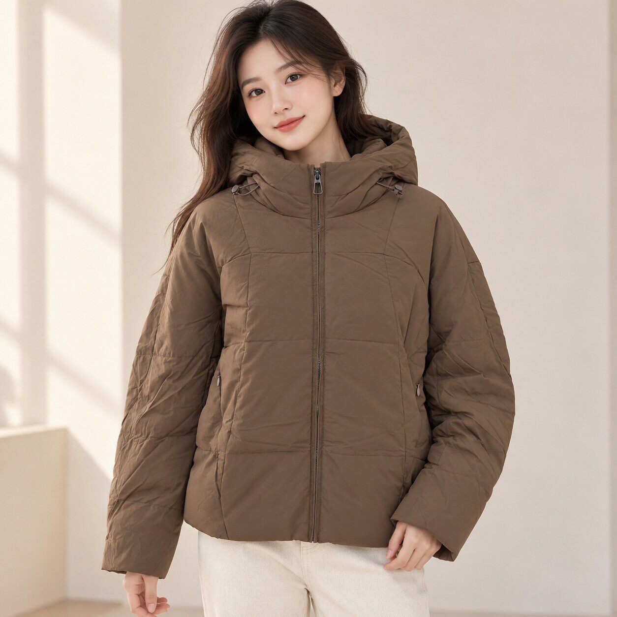 休闲风棉新品白鹅绒羽绒羽绒服
