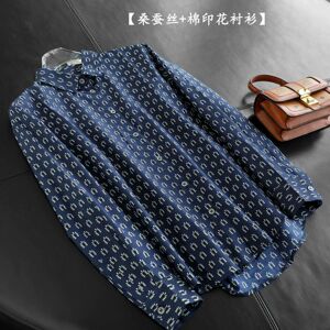 长袖棉法式篙阶轻透如风0衬衫