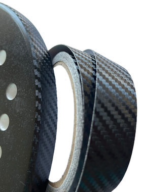 新款席纹Pckleball拍头贴板球拍护框边缘保护贴拍头包边大卷5米