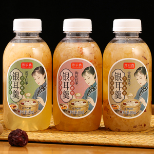 鲜炖银耳羹开盖即食速食营养早餐免煮红枣枸杞雪梨莲子混合口味装