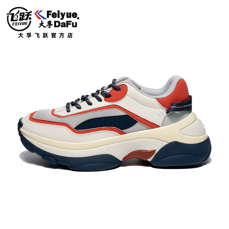 大孚飞跃2023新款老爹鞋子女