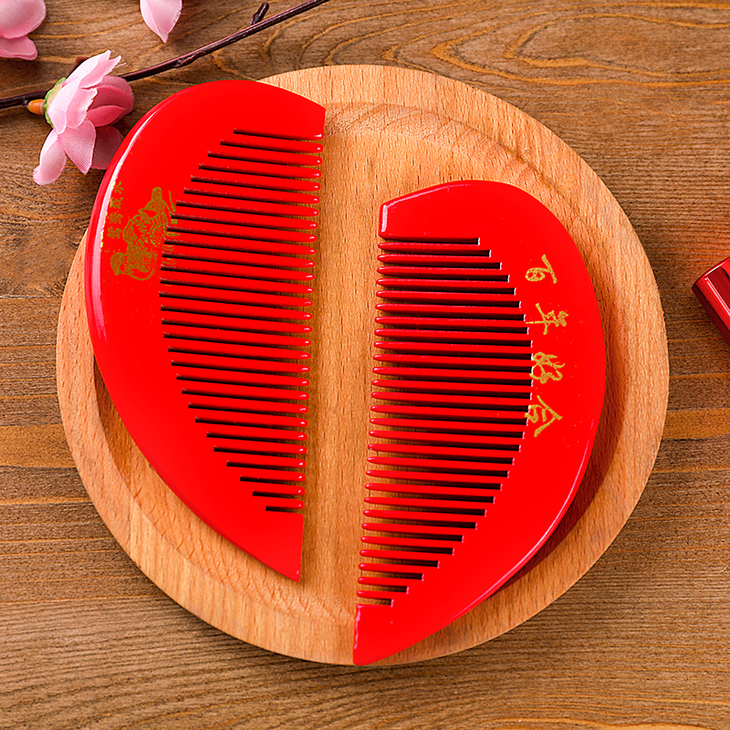 solid wood comb originality marry bride decorate Woman&#39;s dowry heart-shaped lovers suit Wedding suppliesin the Family/Personal Cleaning Tools , Personal care cleaning appliances , Comb/Portable with a mirror , Comb/Makeup comb/Massage comb  category - from Buy2taobao.com to provide professional Taobao agent buy service