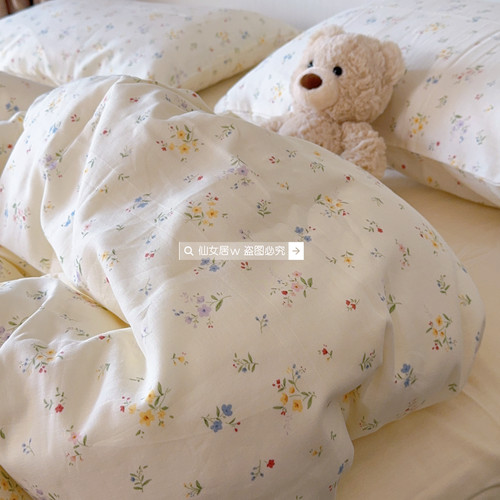 超柔软的母婴全棉双层纱四件套
