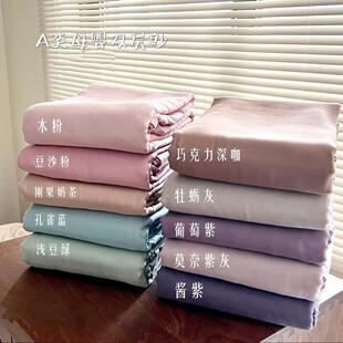 单品床单 | 莫兰迪A类全棉有氧双层纱床单超柔软纯棉透气纱布床笠