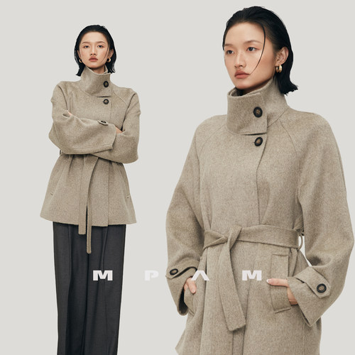 【心愿衣橱】 MPAM绵羊毛羊绒大衣羊毛外套