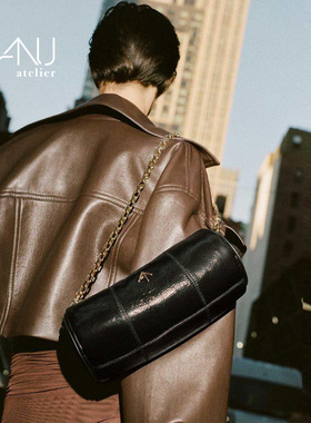 MANU Atelier 大号 牛皮 Cylinder 单肩斜挎手提包 圆筒包