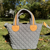 Zhou凯特周 小号 尼龙 Kate Puffi Mini 单肩斜跨手提包 托特包