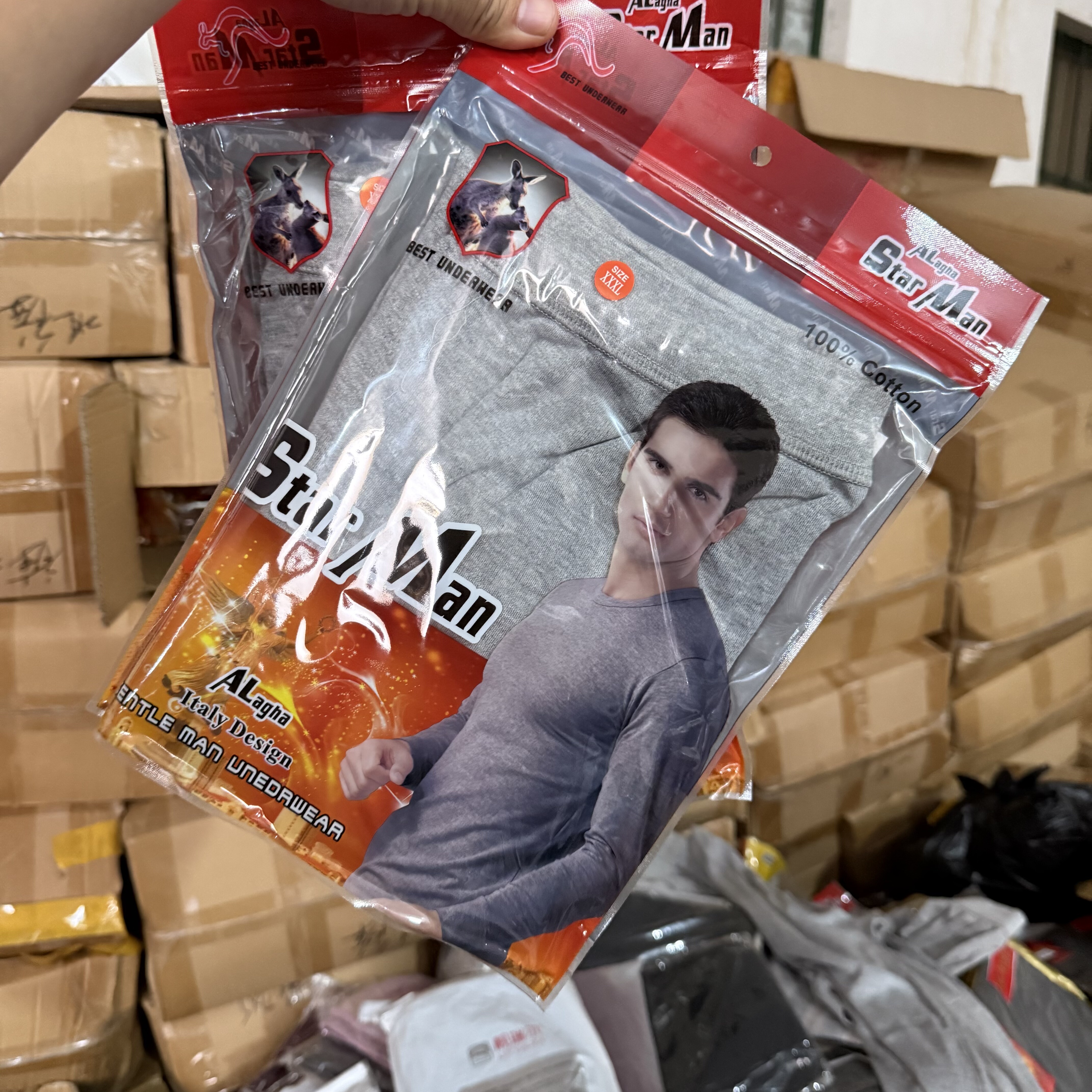 撤柜纯棉线裤薄款男士秋裤打底裤