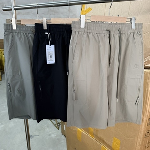 男士锦纶透气排汗速干短裤七分裤轻量化户外休闲宽松时尚短裤
