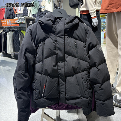 安踏冰甲羽绒服女2025冬新款防泼水连帽保暖外套鸭绒服162547906