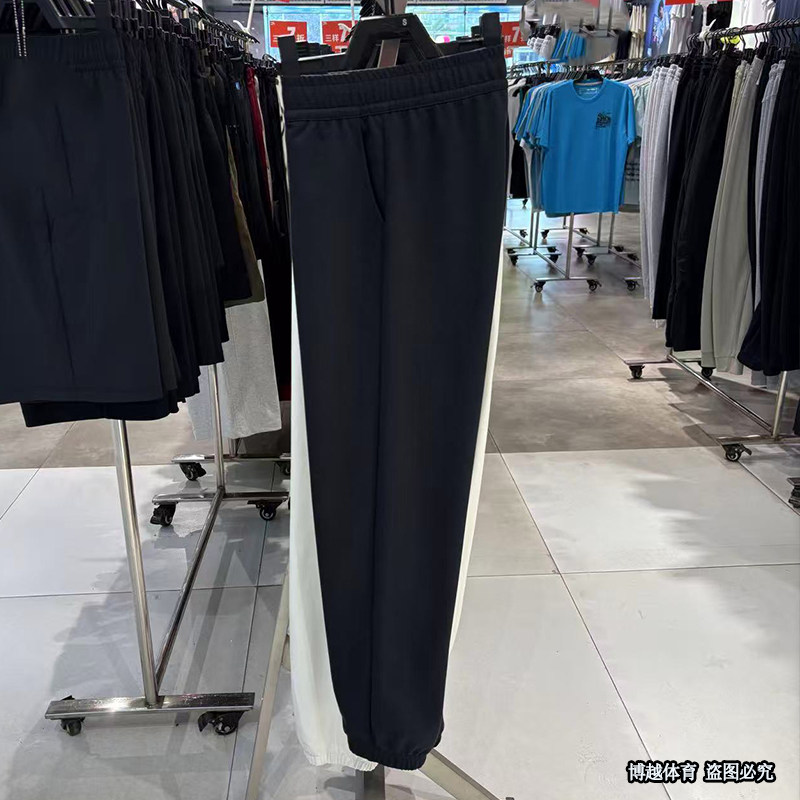 安踏运动长裤女2025夏季新款透气跑步训练针织束脚裤子162528302