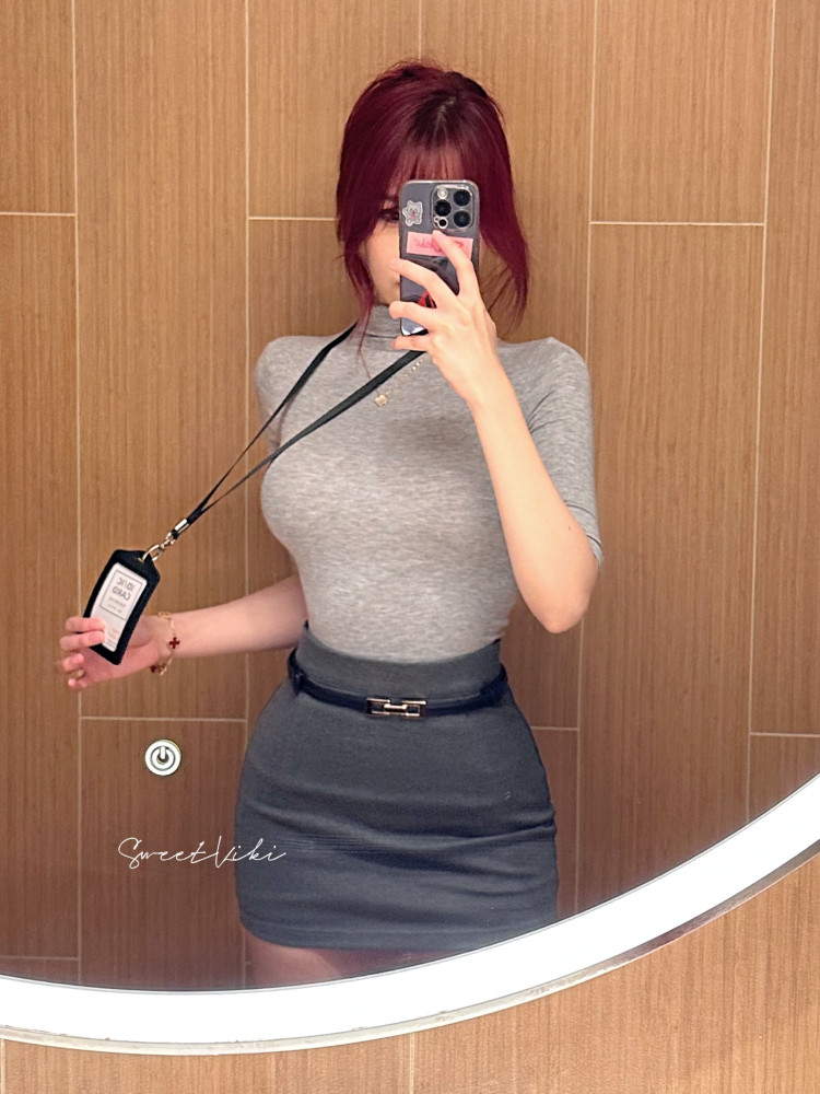 SweetKiki 自带丰胯垫~巨显身材!职业通勤性感紧身短裙显瘦包臀裙