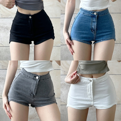 SweetKiki超显大长腿的牛仔短裤
