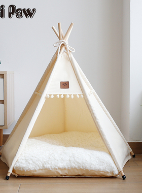 宠物帐篷四季通用猫窝狗窝夏季宠物床可拆洗封闭式室内猫舍猫咪屋