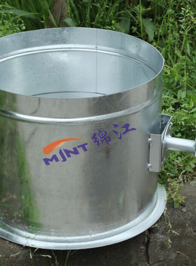产家直销单边带白铁皮螺旋风阀
