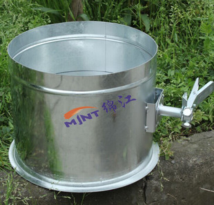 手动开关阀 单边风阀 圆形风阀 手动调节阀 风管蝶阀 风量调节阀