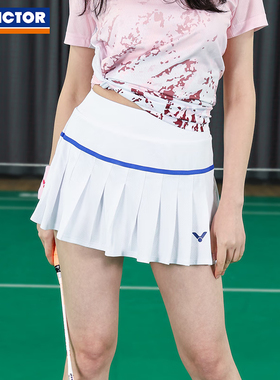 威克多（VICTOR）2024款K-41303 K-71304羽毛球团购系列运动短裙
