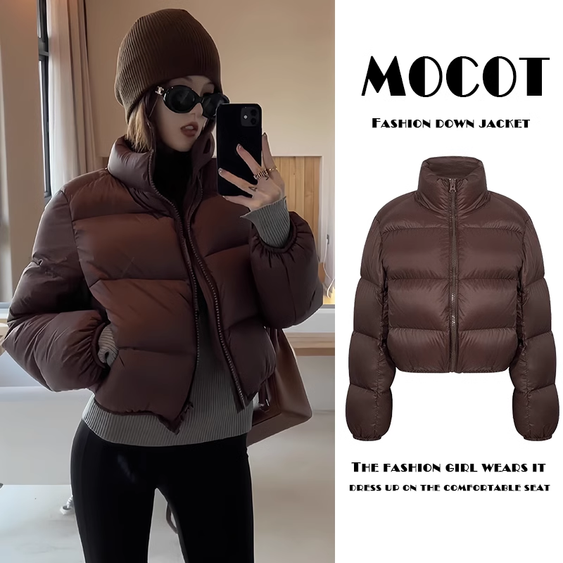 小个子加厚短款面包服女冬季