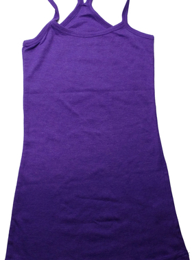 乐天BABY*外贸女装OZOC S码女士紫色全棉吊带背心