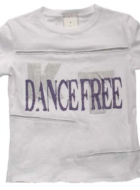 乐天BABY*外贸 次品 1-5岁男童夏季白色印花全棉短袖T恤