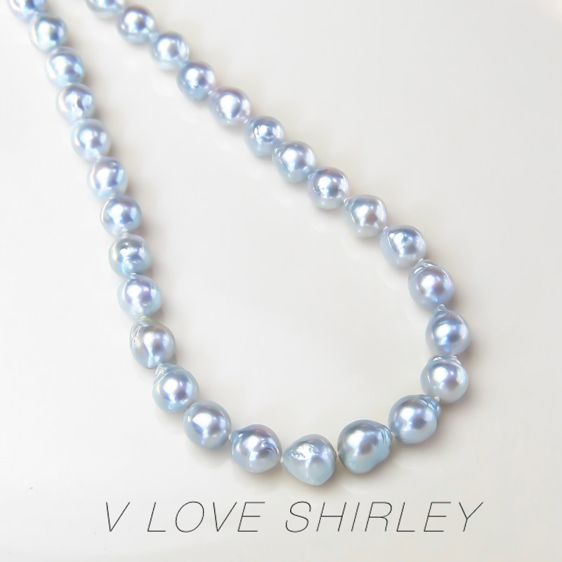 『蓝血澳白』天然澳白巴洛克珍珠蓝血项链银蓝光异形古典风珍珠,珠宝/钻石/翡翠,颈饰,淘宝优惠券,粉丝福利购,淘宝优惠卷