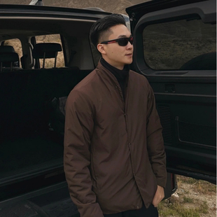 舒适立领休闲夹克男士 新款 保暖棉服外套 棉衣冬季 简约立体通勤时尚