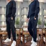 冬季新款轻奢舒适休闲运动套装高品质保暖卫衣直筒版卫裤时尚套装