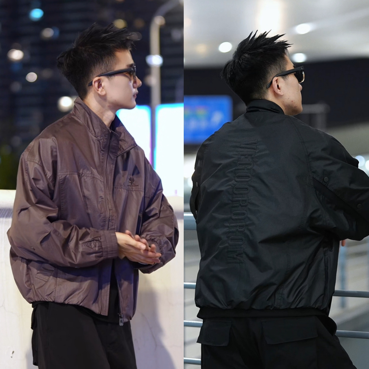 个性潮流时尚百搭重工刺绣外套男士秋季新款棒球服宽松百搭夹克