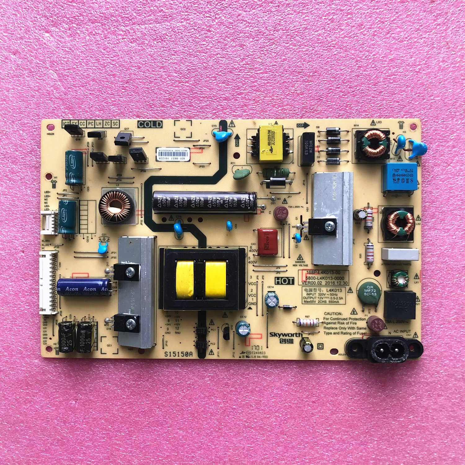 原装创维43G6A 电源板 5800-L4K013-0000 168P-L4K013-00