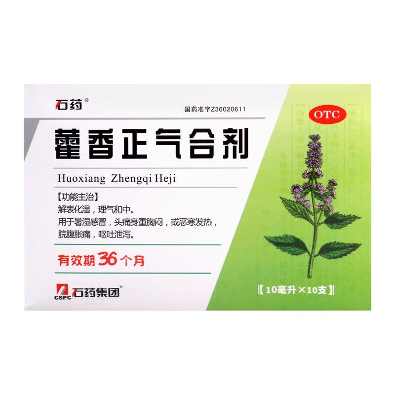 【石药集团】藿香正气合剂 10ml*10支/盒