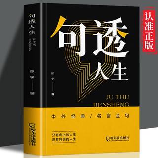 正版速发  句透人生  精选中外经典名言名句 人生智慧成功哲学只有向上的人生  生活写照 职场成功励志书 领悟智慧人生