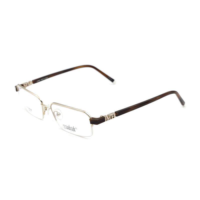 sandwich/三文治男款时尚近视眼镜架纯钛半框镜框可配镜M9012