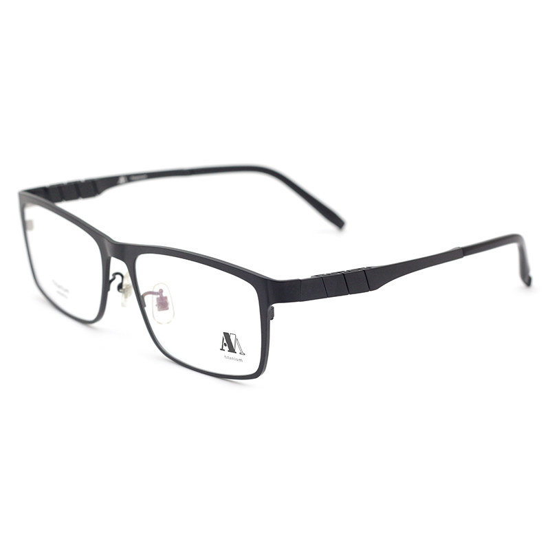 Aibyamani爱阿玛妮近视眼镜架纯钛光学镜框全框商务休闲男款A9245