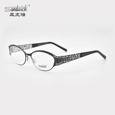 正品纯钛超轻近视眼镜框