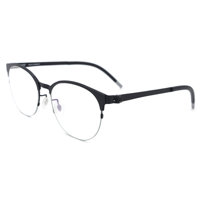 克拉钛男女款纯钛圆框休闲镜框