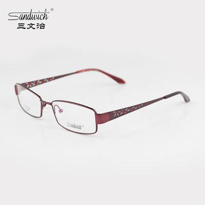 正品纯钛超轻近视眼镜框