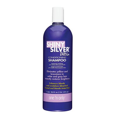 One 'n Only Shiny Silver Purple Shampoo Argan Oil Toning
