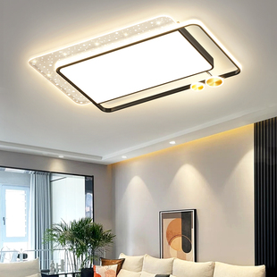 客厅灯2025年新款 北欧简约现代大气家用大厅灯吸顶灯全屋灯具套餐