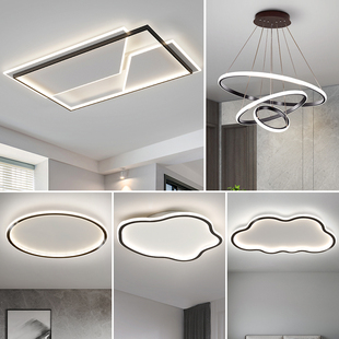 2025新款 吸顶灯客厅灯长方形轻奢简约现代主灯全屋中山灯具厂直销