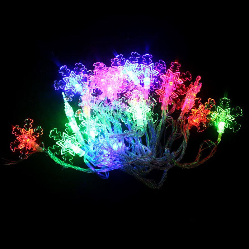 欢乐派对圣诞节节日装饰串灯彩灯满天星灯串气氛布置道具教室间橱